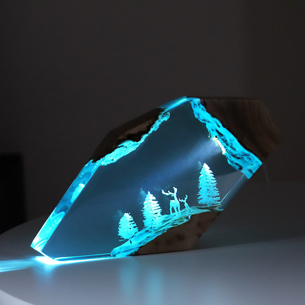 Forest Fairy Deer Desktop Art  - Art Craft Wood のレビューと価格