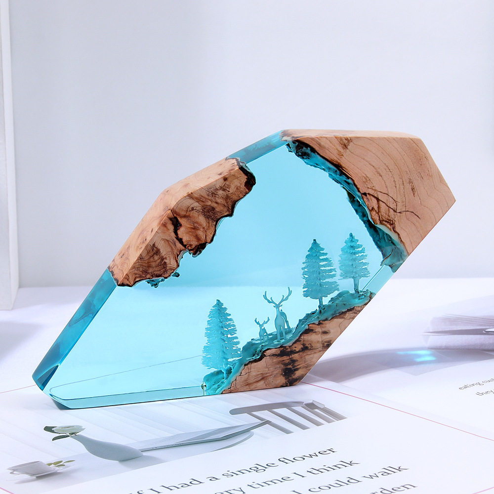 Forest Fairy Deer Desktop Art  - Art Craft Wood のレビューと価格