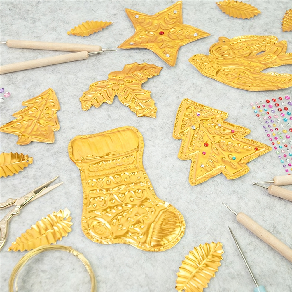 DIY Metallic Relief Craft Tin  - Art Craft Earth Day のレビューと価格