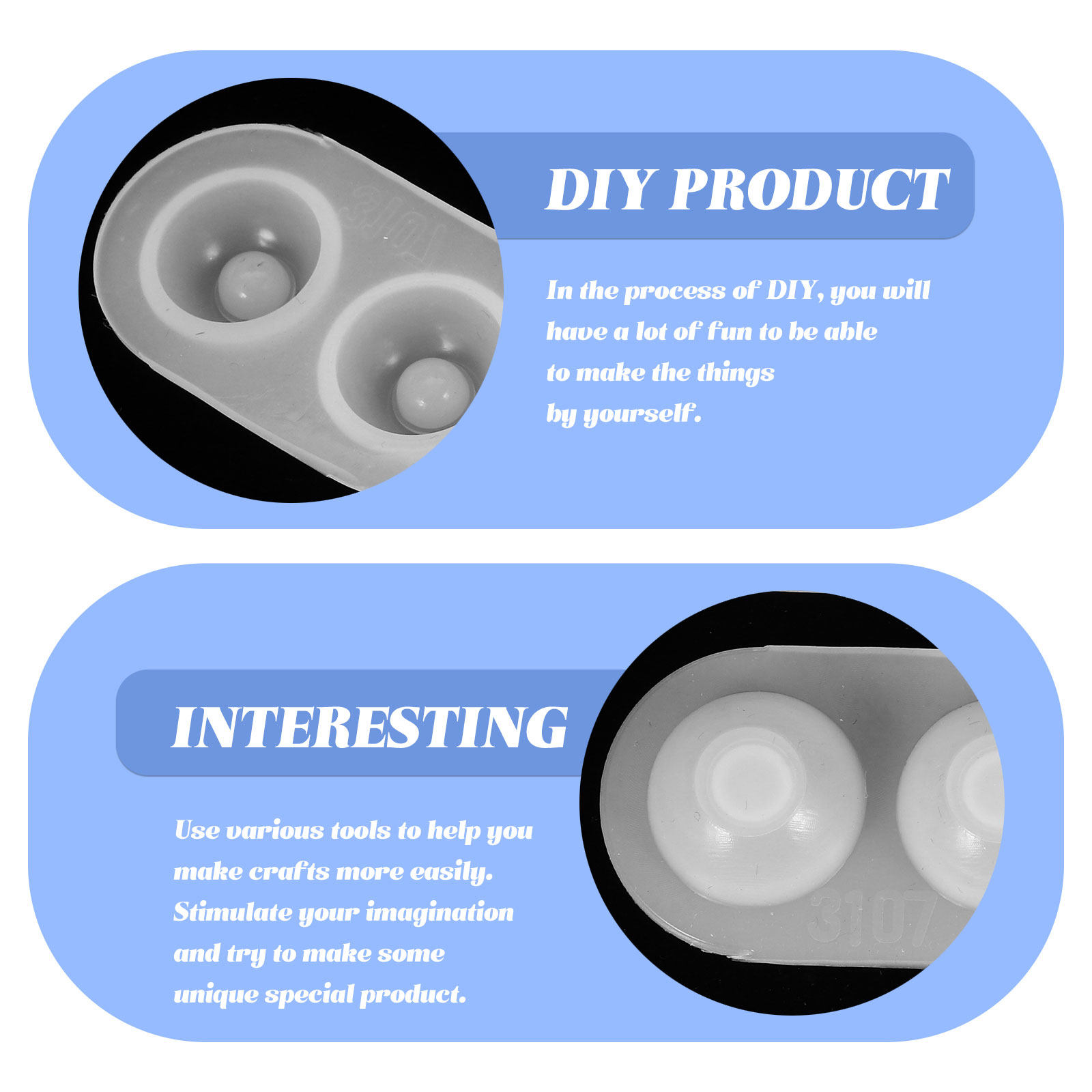 5Pcs Eye Silicone Mold DIY Art - The Art And Craft Of Jewelry のレビューと価格