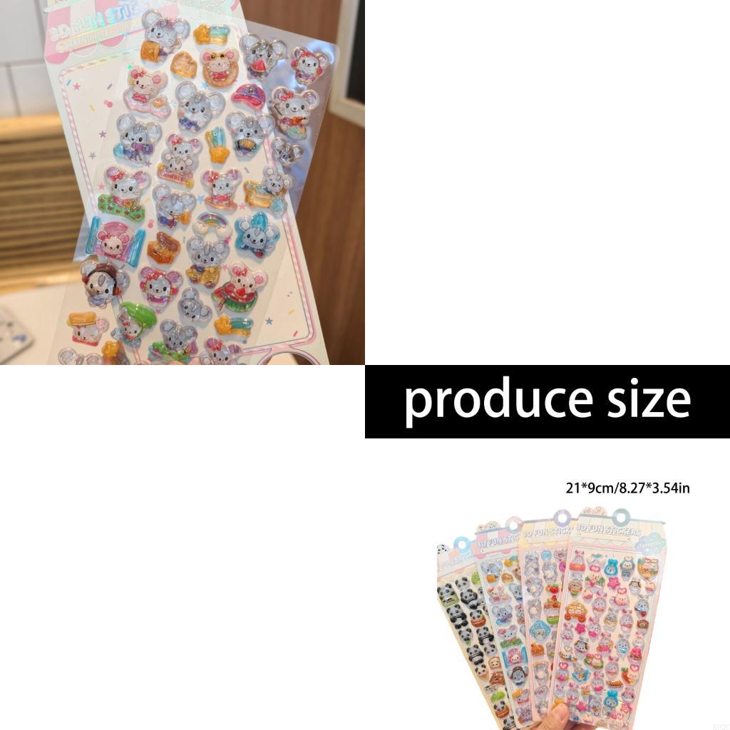 Embossed Animal Sticker Adhesi - Art Craft For 3 Year Old のレビューと価格