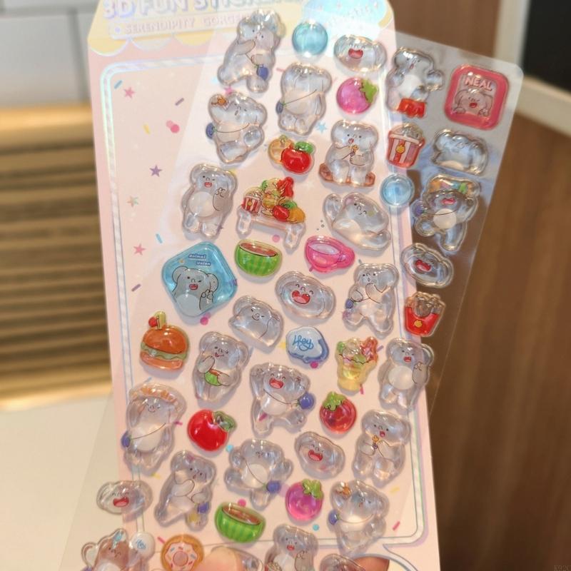 Embossed Animal Sticker Adhesi - Art Craft For 3 Year Old のレビューと価格