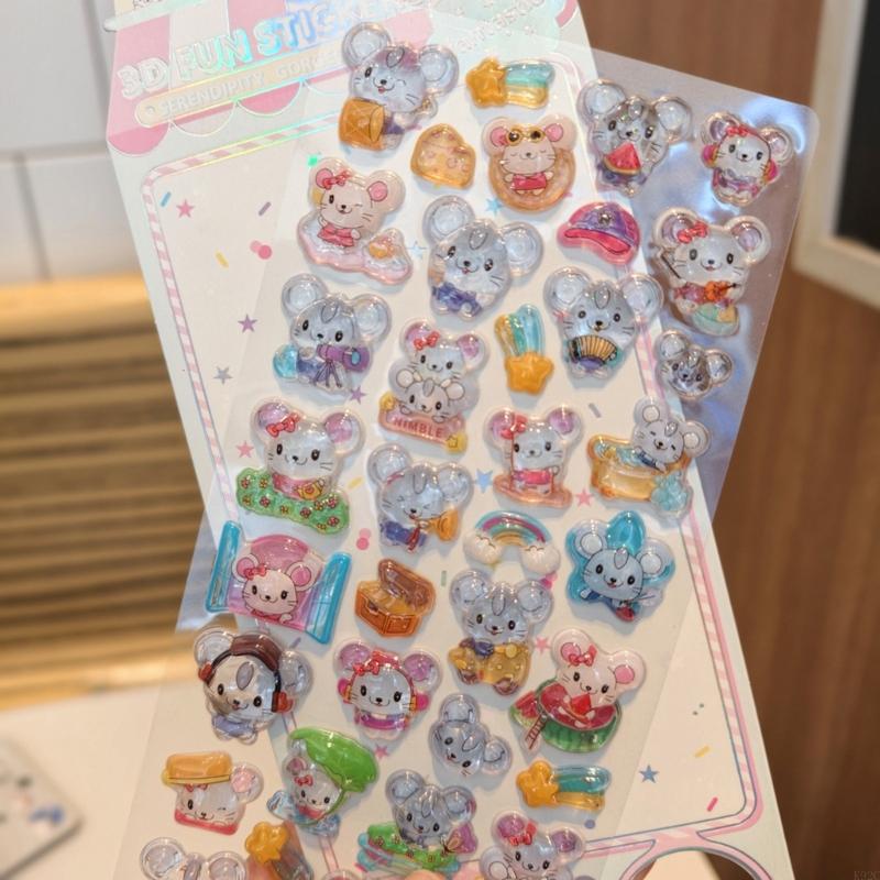 Embossed Animal Sticker Adhesi - Art Craft For 3 Year Old のレビューと価格