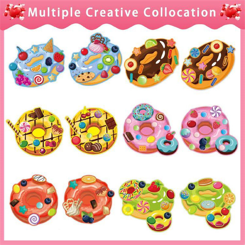 Make a Face Donut Stickers for - Art Craft 5 Year Old のレビューと価格