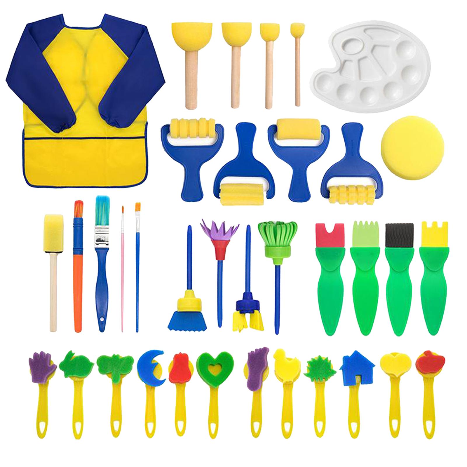 36pcs Sponge Paint Roller Brus - Art Craft For Kindergarten のレビューと価格