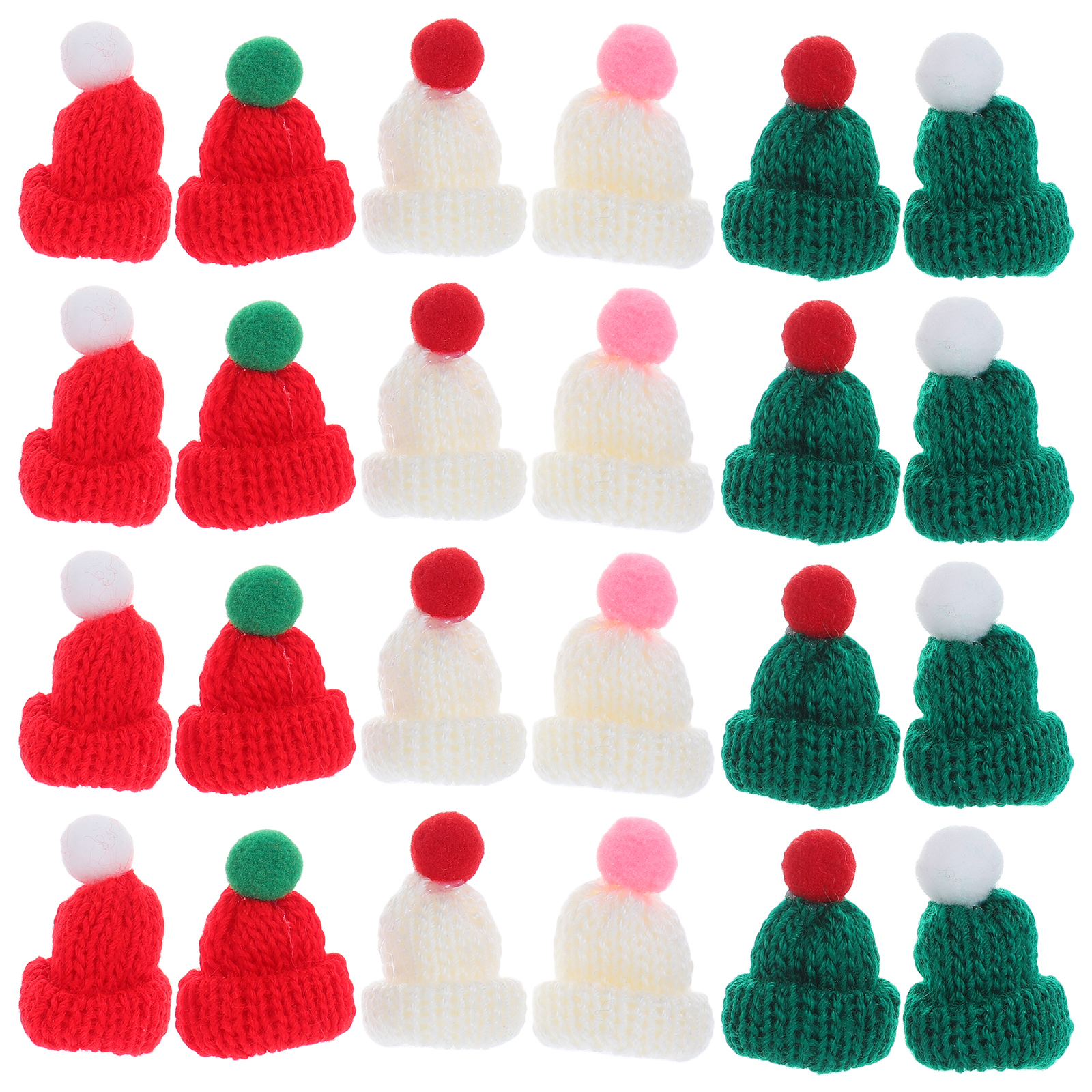 60Pcs Mini Knit Hats for Craft - Art Craft And Cloth のレビューと価格
