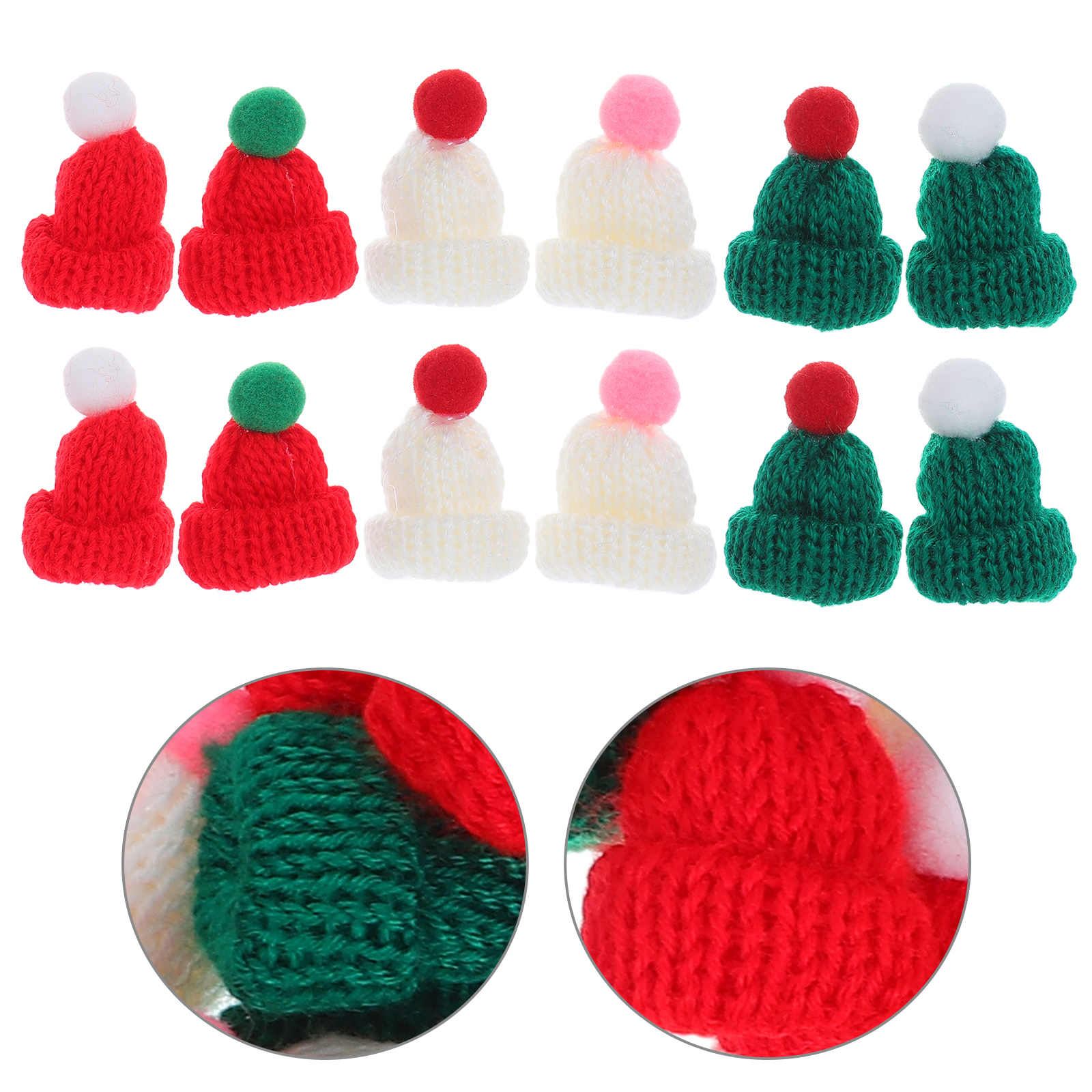 60Pcs Mini Knit Hats for Craft - Art Craft And Cloth のレビューと価格