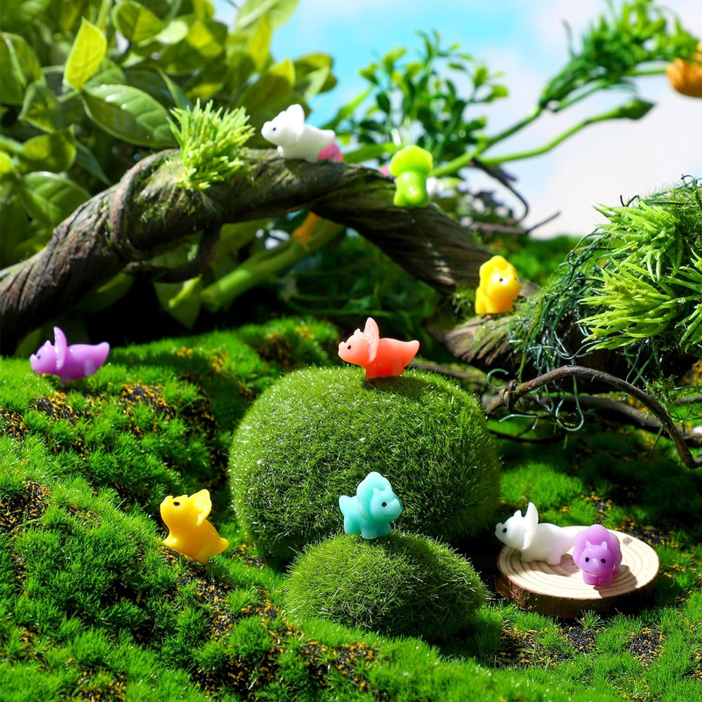 6/12pcs Mixed Color Mini Resin - Dinosaur And Craft のレビューと価格