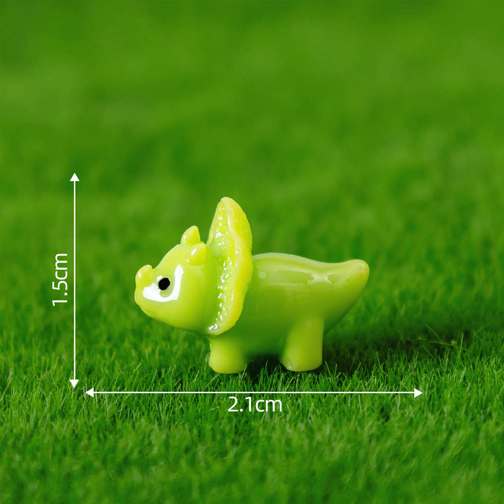 6/12pcs Mixed Color Mini Resin - Dinosaur And Craft のレビューと価格